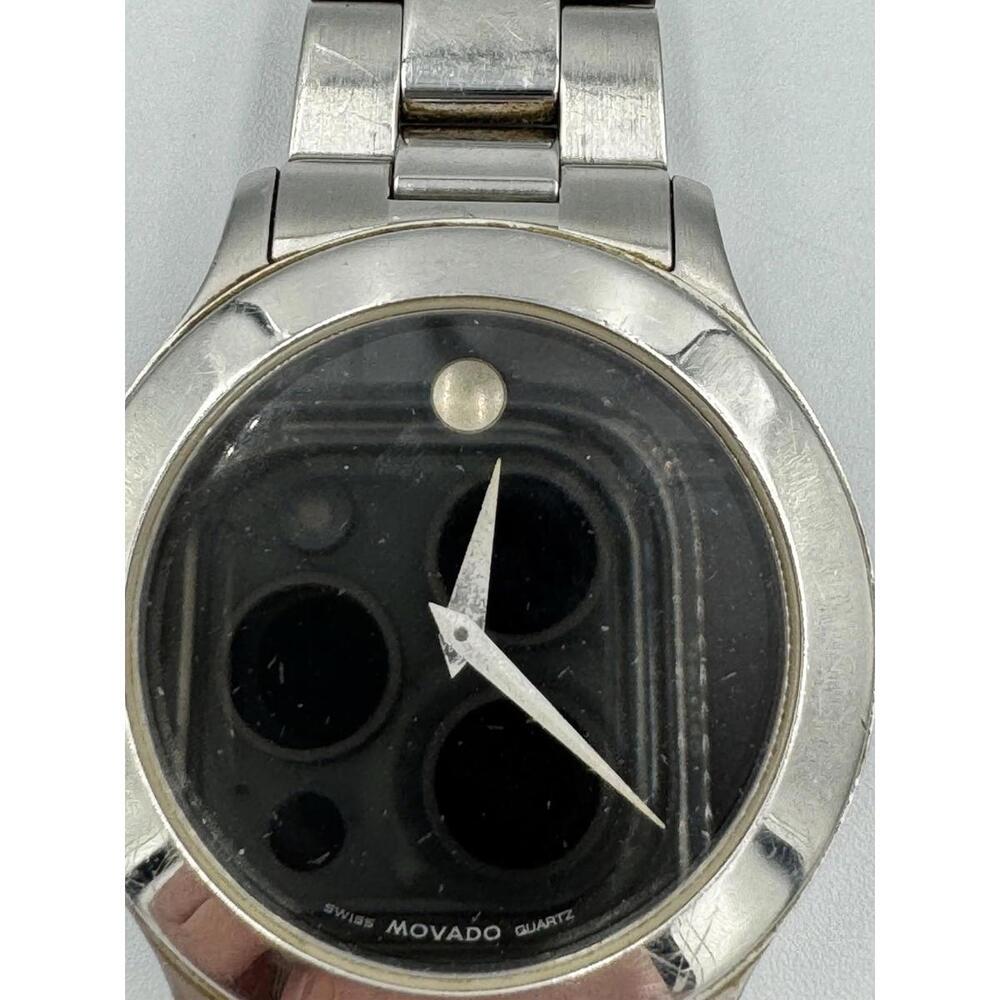 Movado Museum Junior Sport Circa 2000s | Stainless Steel | Swiss Made MCS Quartz - Picture 6 of 9